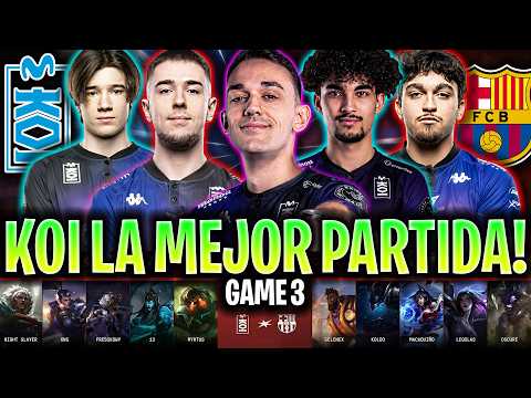 KOI EN LA MEJOR PARTIDA DE LA SEMIFINAL! 😱FINALISTA?🔥 | KOI vs BAR Game 3 SEMIFINAL LES VERANO 2026